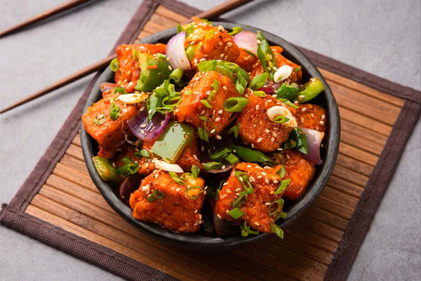 Paneer Manchurian Dry