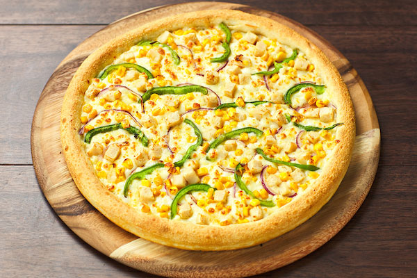 Corn Capsicum Cheese Pizza